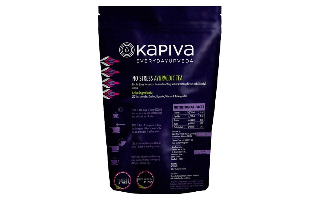 Kapiva No Stress Ayurvedic Tea    Pack  100 grams